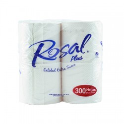 Papel higiénico Rosal Plus  12 x 300 (h)