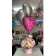 Ramo de Rosas con globos