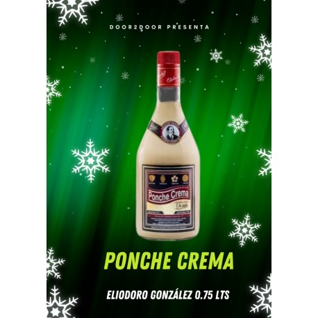 Ponche Crema Eliodoro González 0.75 Lts