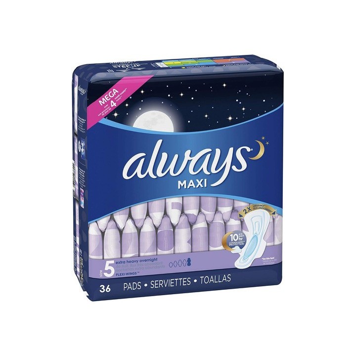 Toallas sanitarias Always Maxi