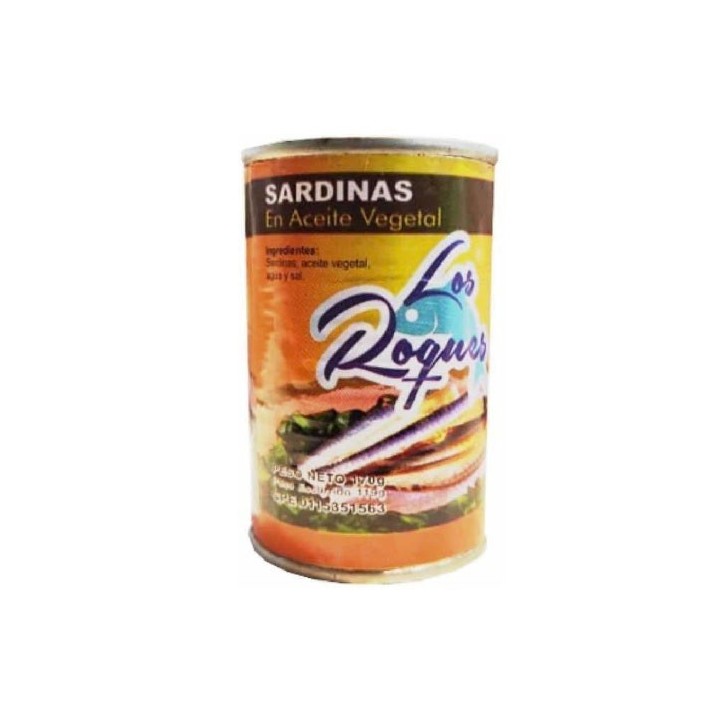 Sardina en aceite Los Roques 170 Grs