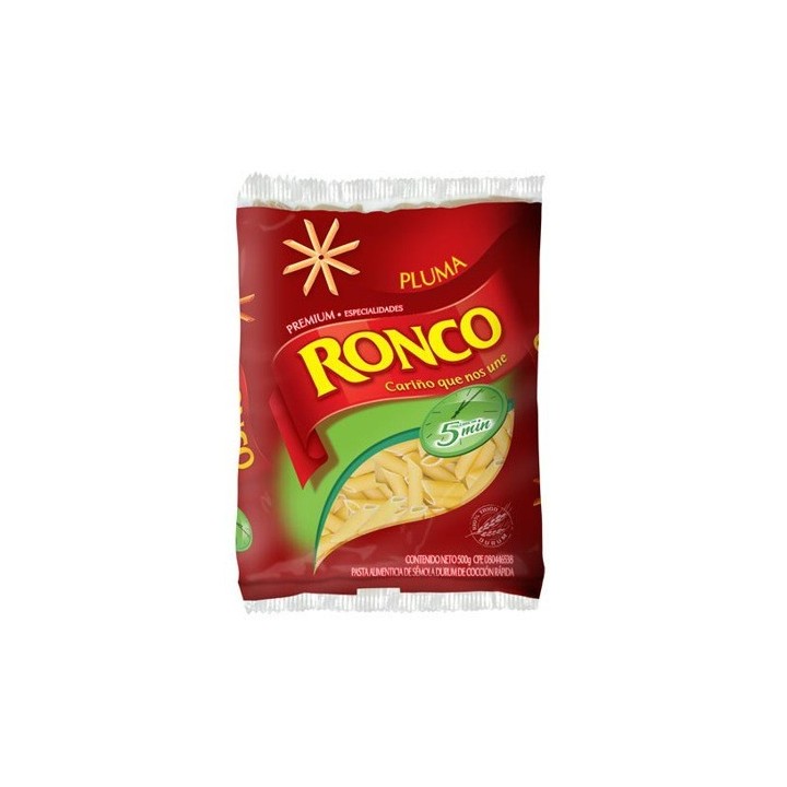Pasta Plumitas Ronco 500 Grs
