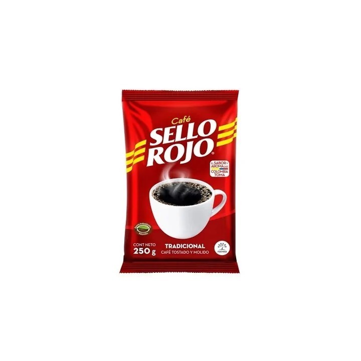 Café en polvo Sello Rojo 250 Grs