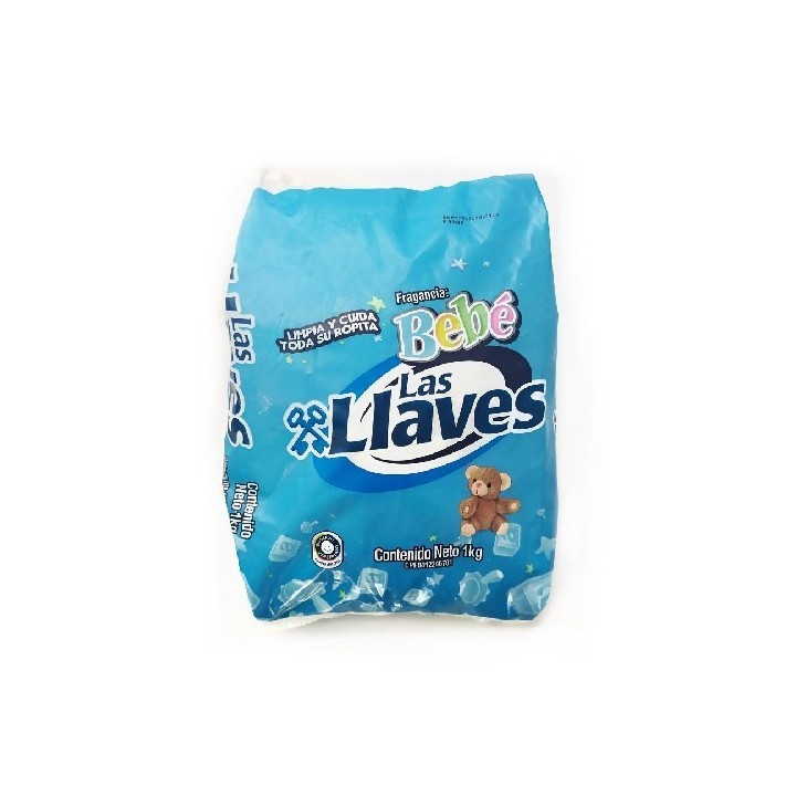 Jabón en polvo Las Llaves bebé 900 Grs