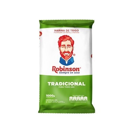 Harina de trigo Todo uso Tradicional Robinson 500 Grs
