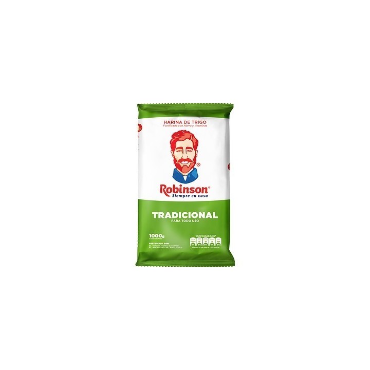 Harina de trigo Todo uso Tradicional Robinson 500 Grs