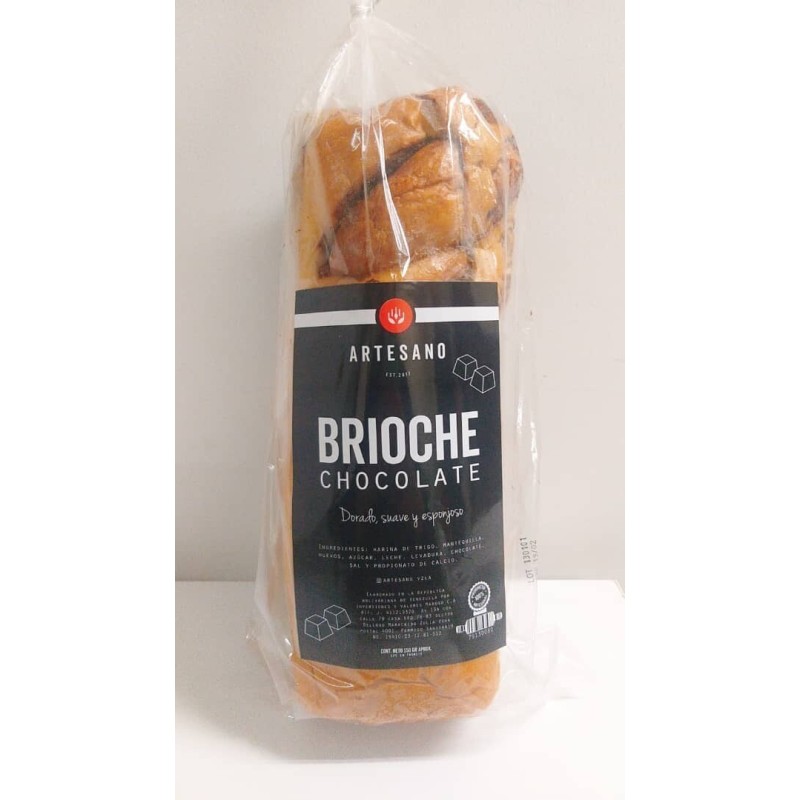 Pan de sandwich Chocolate Brioche artesano