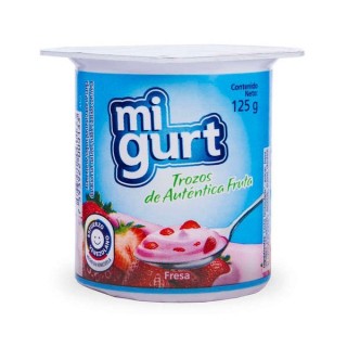 Yogurt Mi Gurt Fruta Fresa  125 Grs