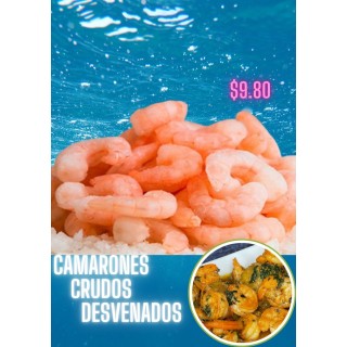 Camarones  Medianos crudos y desvenados (500 Grs)