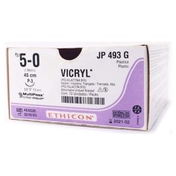 Acido Poligactin (VICRYL) 4/0 RB-1