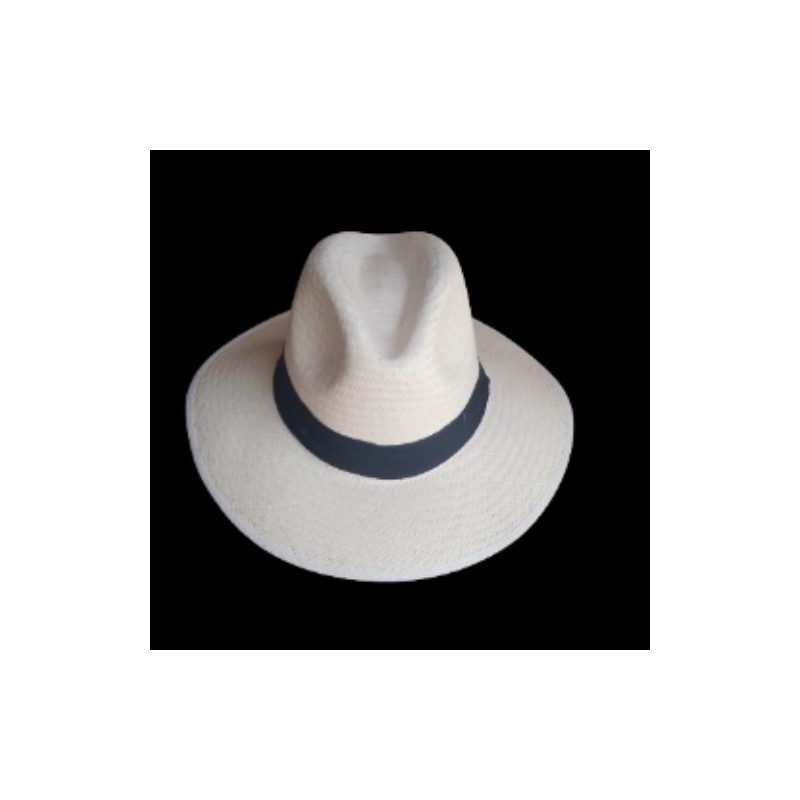 Sombrero Wayuu Blanco Ala ancha