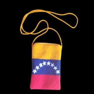 Portacelular Wayuu Azul Multicolor