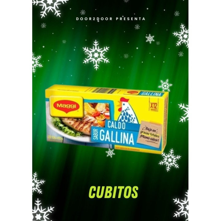 Cubitos Maggi Caldo de Gallina 12 unid