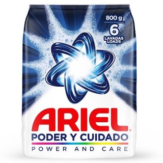 Jabón en polvo Ariel 800 Grs