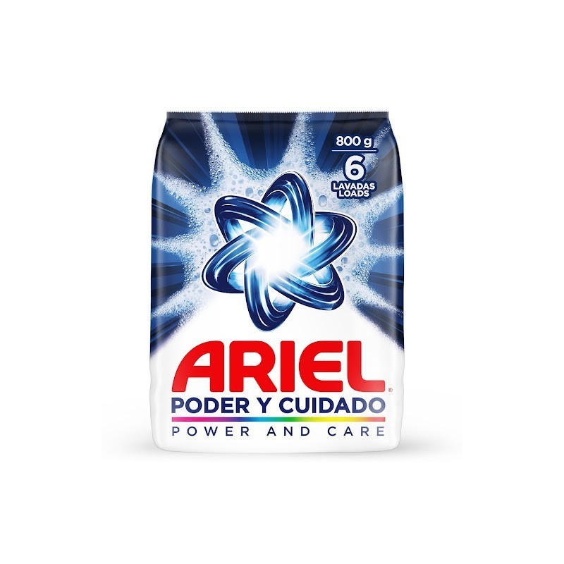 Jabón en polvo Ariel 800 Grs