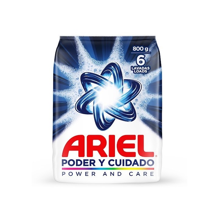 Jabón en polvo Ariel 800 Grs