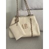Cartera Standard Beige en Ecocuero con portacosméticos