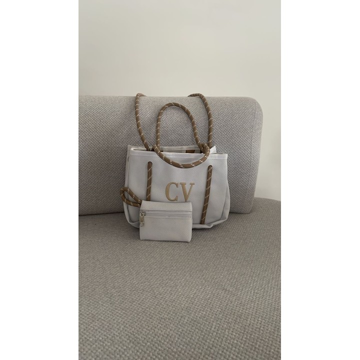 Cartera Mini fabricada en ECOcuero con portacosmético