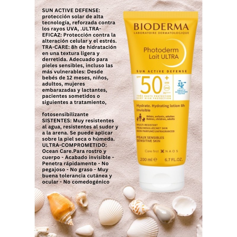 Protector solar Bioderma Photoderm Lait Ultra