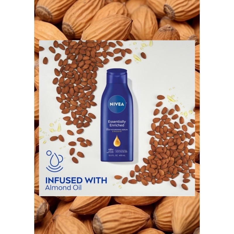 Crema Nivea Corporal Essentially Enriched 400 Ml